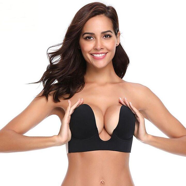 A special bra to visually enlarge the breasts