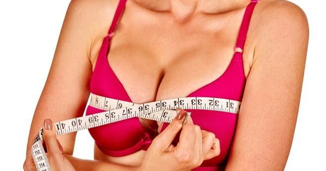 Enlarged breasts after compresses