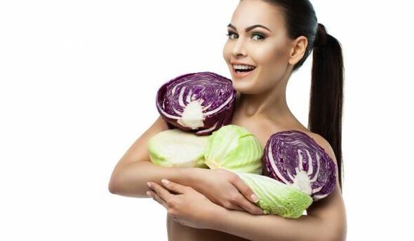 Cabbage for breast enlargement